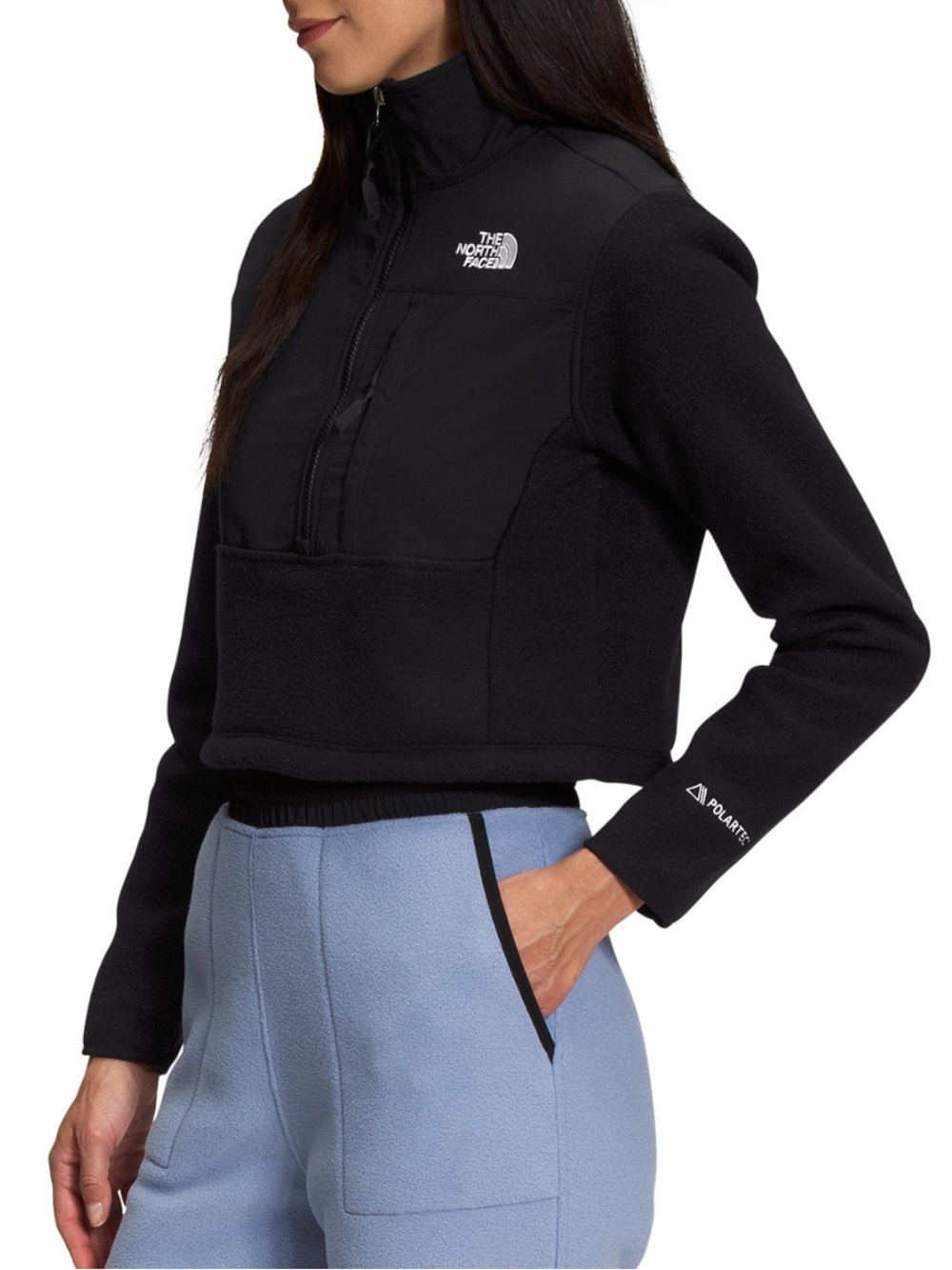 North Face Denali Cropped Fleece Jacket